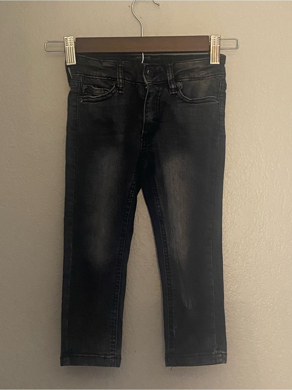 Joe's Jeans Toddler Washed Black Stretch Denim Pants Size 3T EUC
